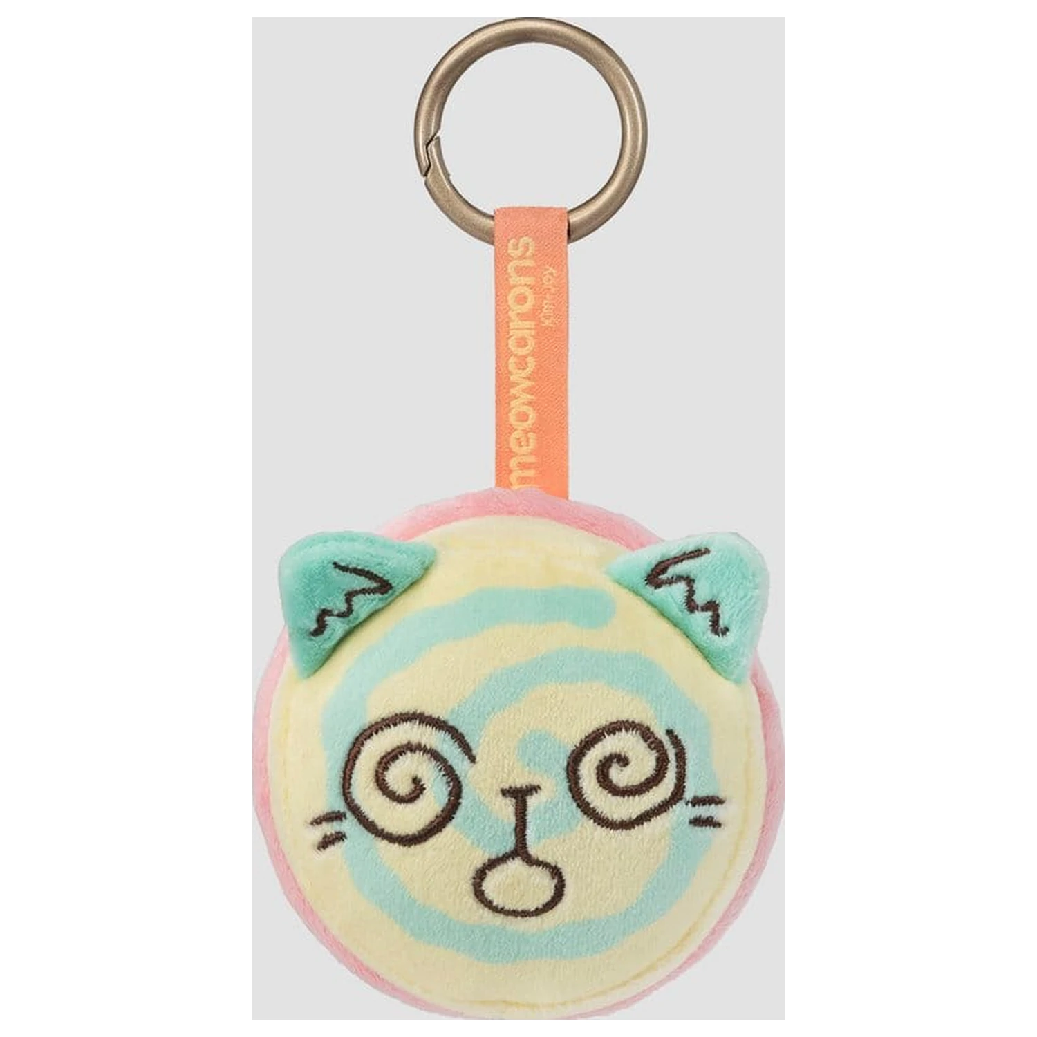 Meowcaron plüss cipzárdísz/táskadísz Spiral 7 cm termékfotó