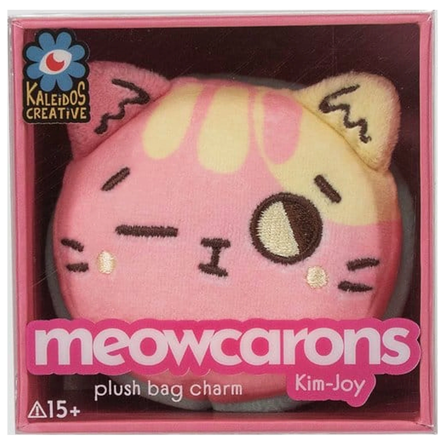 Meowcaron plüss cipzárdísz/táskadísz Wink 7 cm termékfotó
