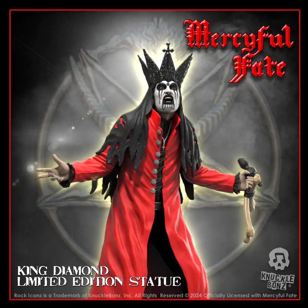 Mercyful Fate Rock Iconz King Diamond III (Red Version) szobor figura 22 cm termékfotó