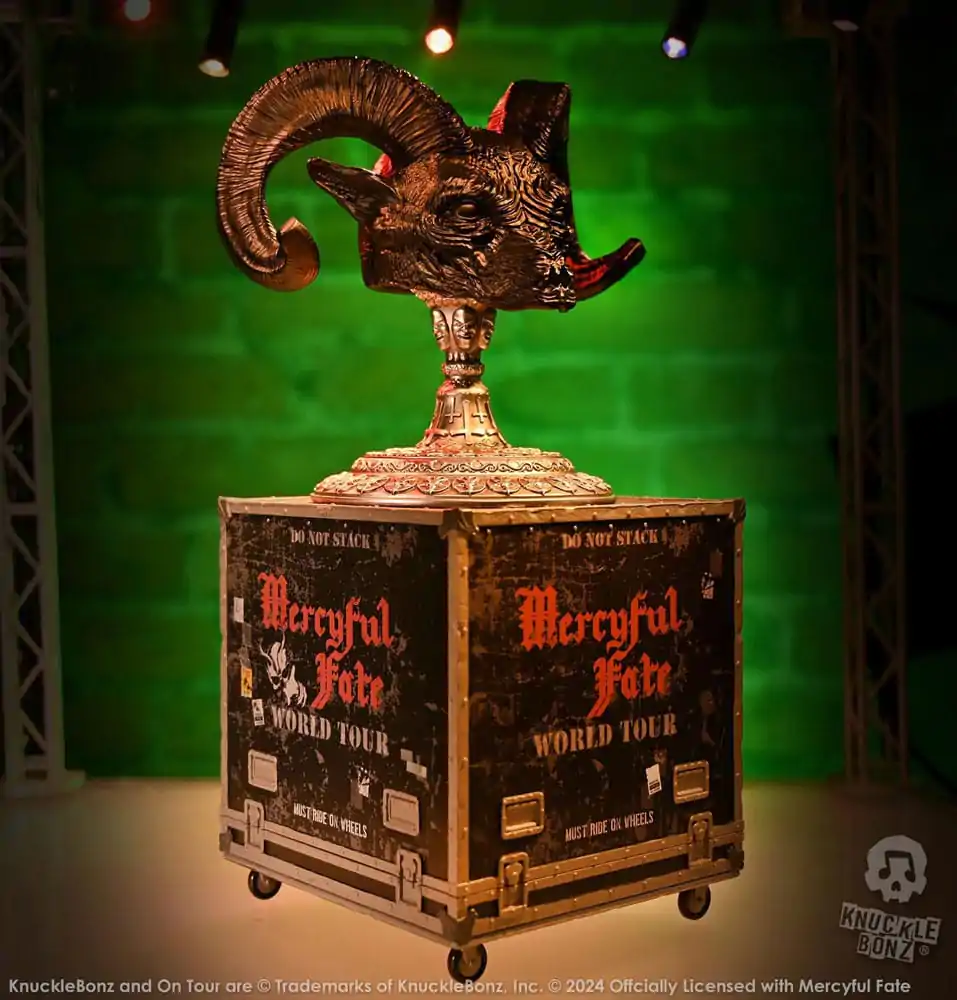 Mercyful Fate Rock Ikonz On Tour Road Case Statue &amp; Stage Mask Set World Tour szobor figura termékfotó