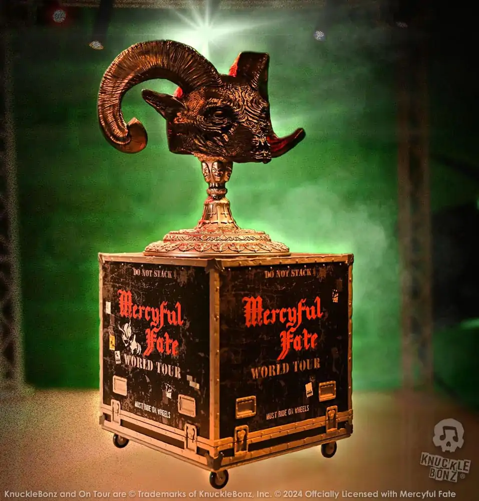 Mercyful Fate Rock Ikonz On Tour Road Case Statue &amp; Stage Mask Set World Tour szobor figura termékfotó