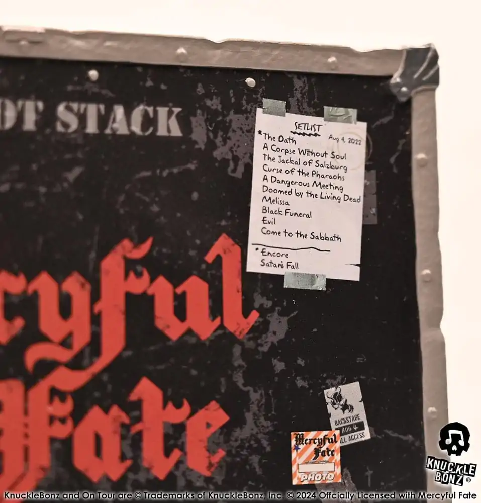 Mercyful Fate Rock Ikonz On Tour Road Case Statue &amp; Stage Mask Set World Tour szobor figura termékfotó