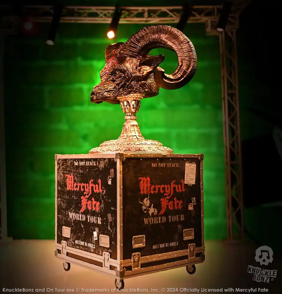 Mercyful Fate Rock Ikonz On Tour Road Case Statue &amp; Stage Mask Set World Tour szobor figura termékfotó