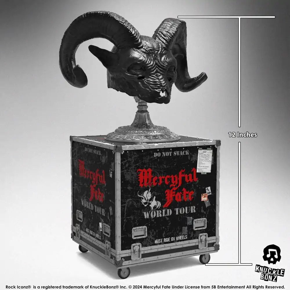 Mercyful Fate Rock Ikonz On Tour Road Case Statue &amp; Stage Mask Set World Tour szobor figura termékfotó