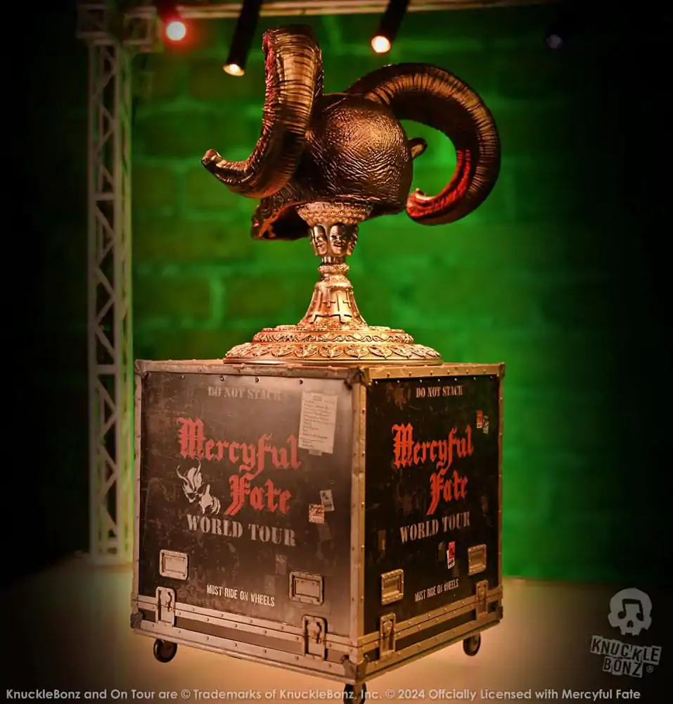 Mercyful Fate Rock Ikonz On Tour Road Case Statue &amp; Stage Mask Set World Tour szobor figura termékfotó