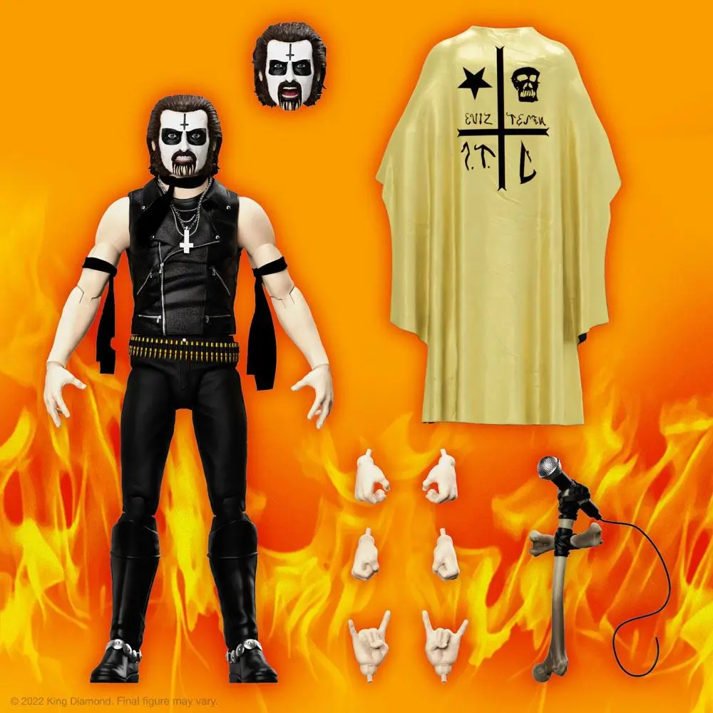 Mercyful Fate Ultimates King Diamond (First Appearance) akciófigura 18 cm termékfotó