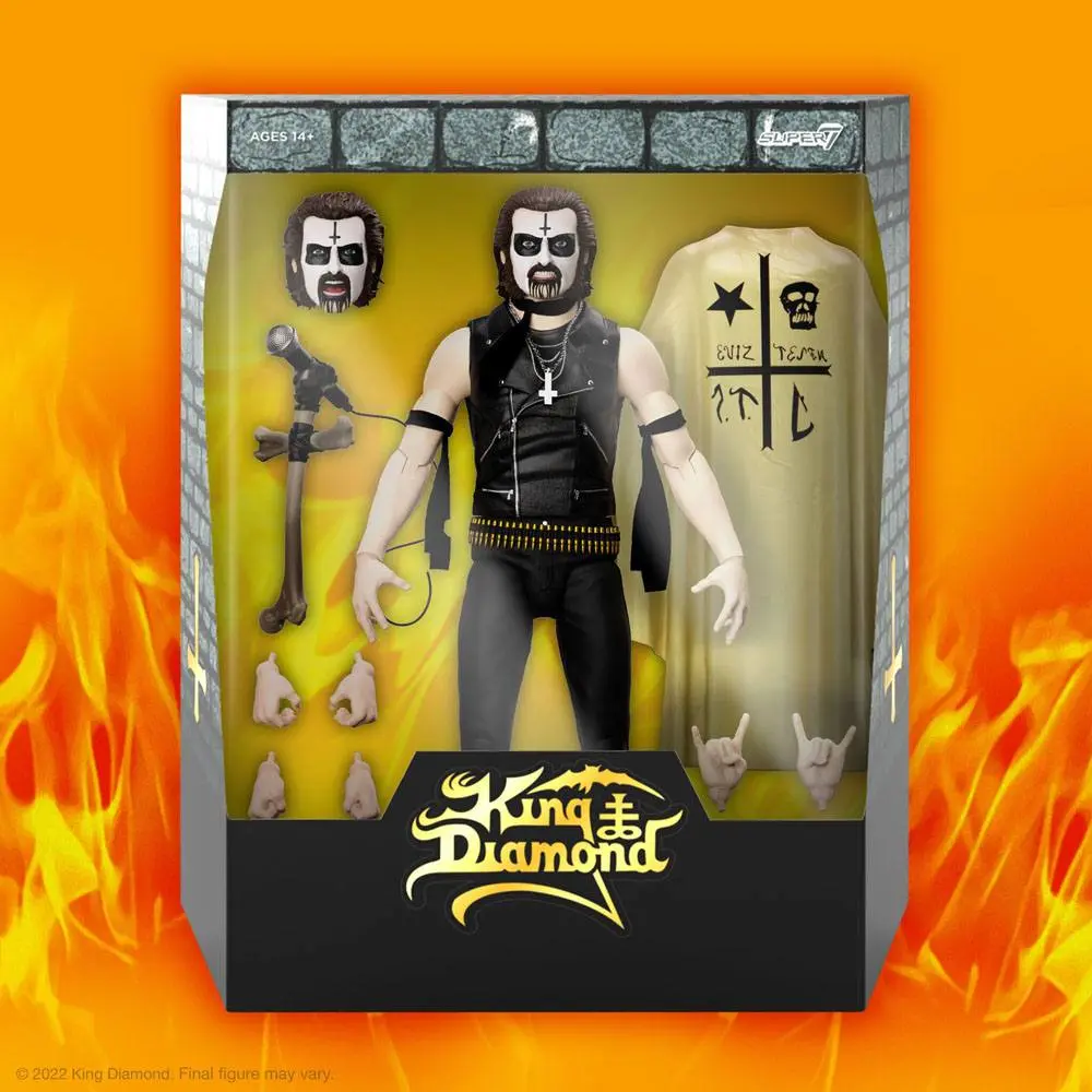 Mercyful Fate Ultimates King Diamond (First Appearance) akciófigura 18 cm termékfotó