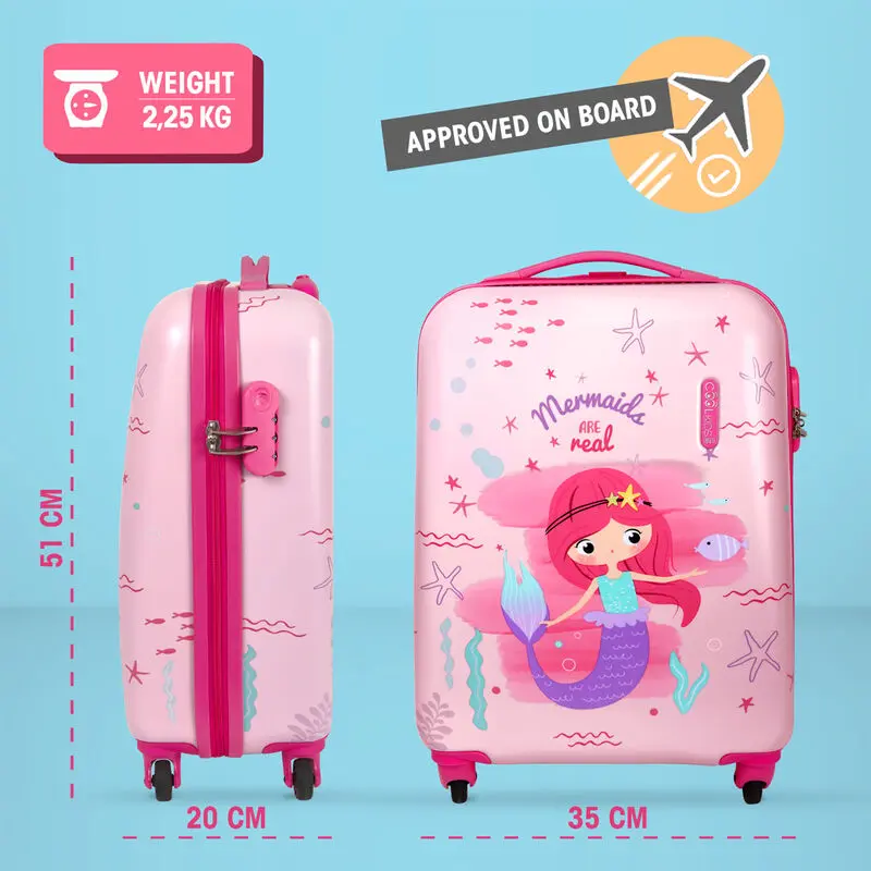 Mermaid táska bőrönd 51cm termékfotó