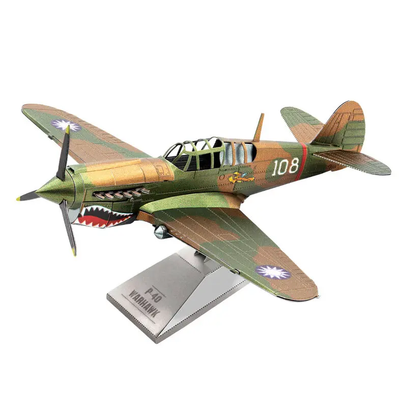 Metal Earth Aviation P-40 Warhawk fém modell készlet termékfotó
