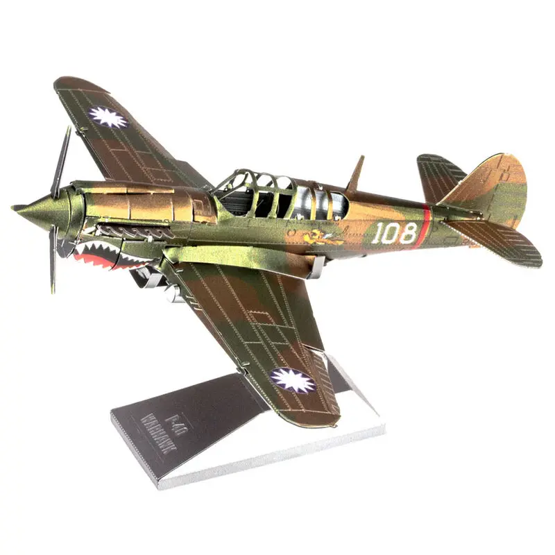 Metal Earth Aviation P-40 Warhawk fém modell készlet termékfotó