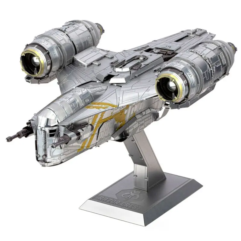Metal Earth Star Wars The Mandalorian Razor Crest fém modell készlet termékfotó