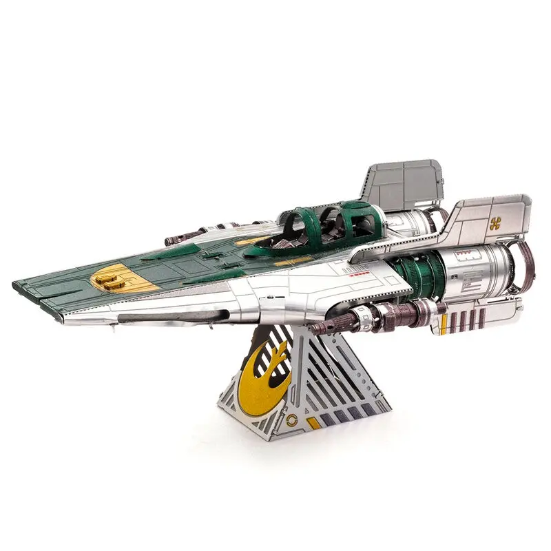Metal Earth Star Wars The Rise of Skywalker Resistance A-Wing Fighter fém modell készlet termékfotó