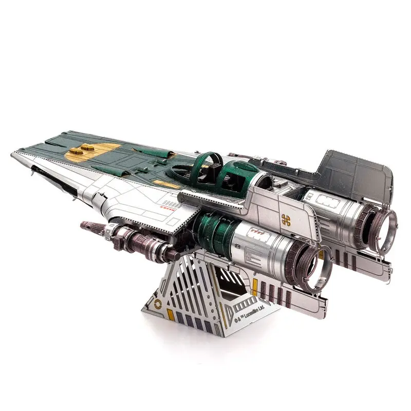 Metal Earth Star Wars The Rise of Skywalker Resistance A-Wing Fighter fém modell készlet termékfotó