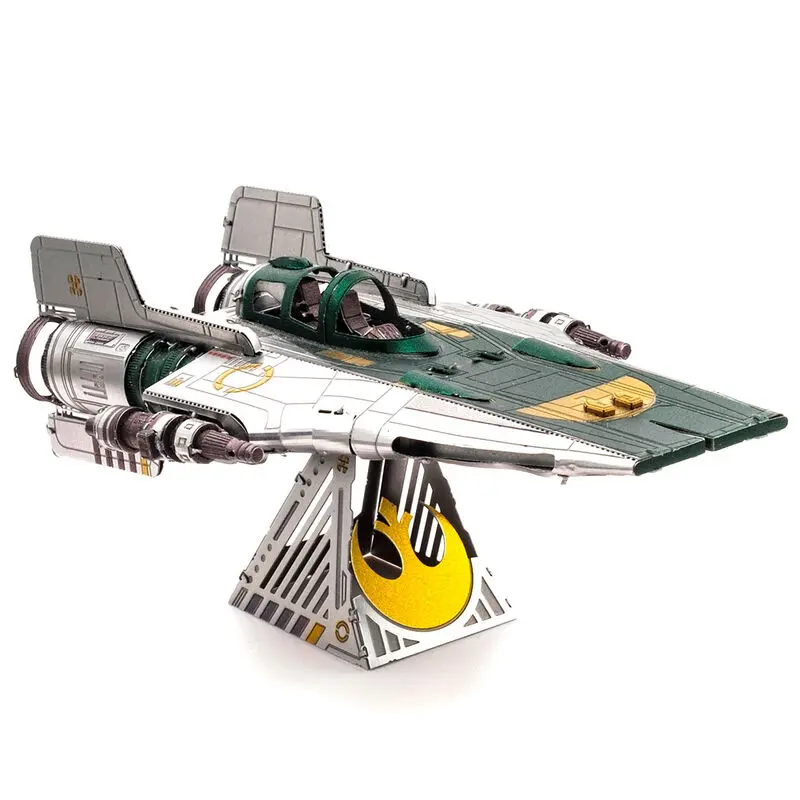 Metal Earth Star Wars The Rise of Skywalker Resistance A-Wing Fighter fém modell készlet termékfotó