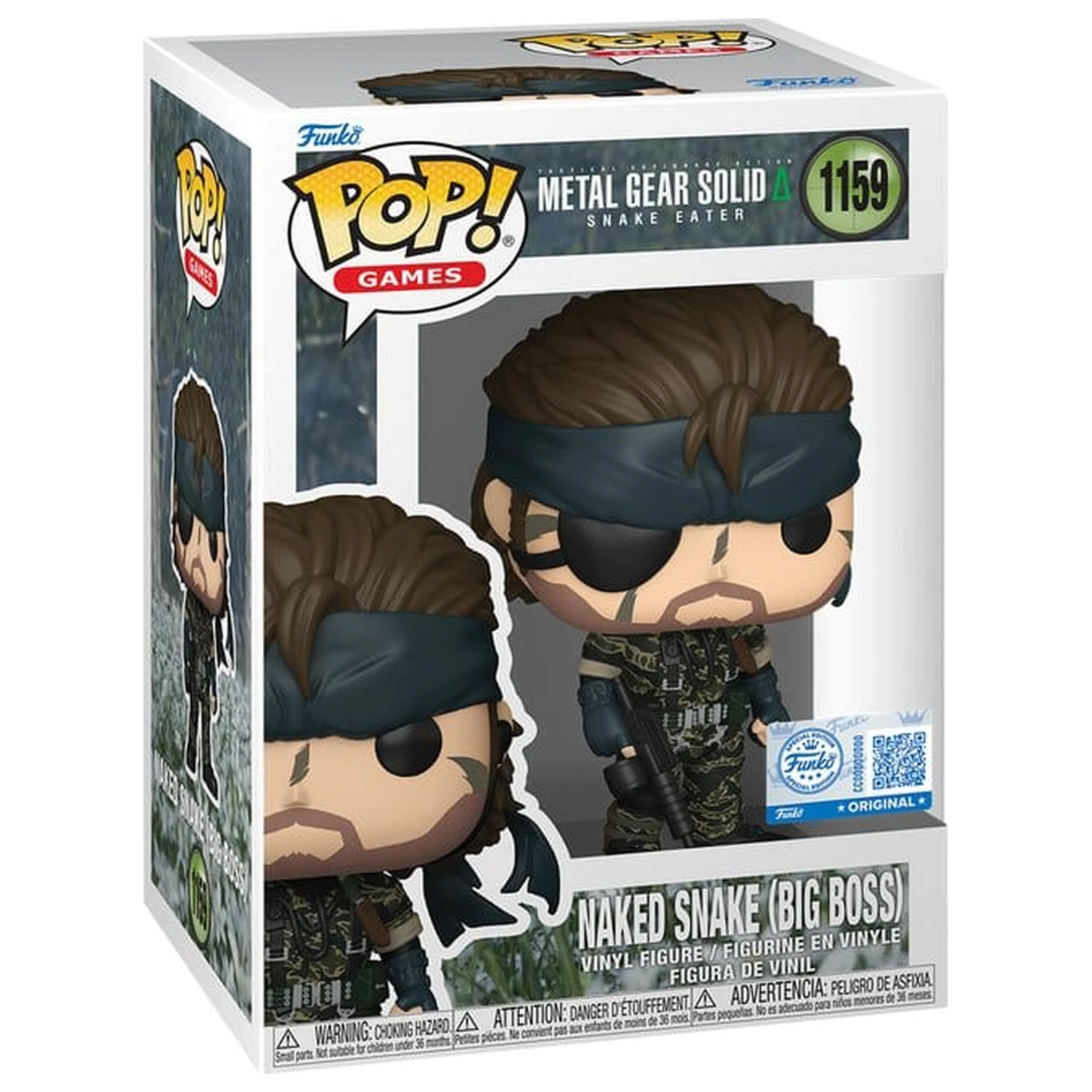 Metal Gear Funko POP! Games Vinyl figura Metal Gear Solid 3- Big Boss 9 cm termékfotó