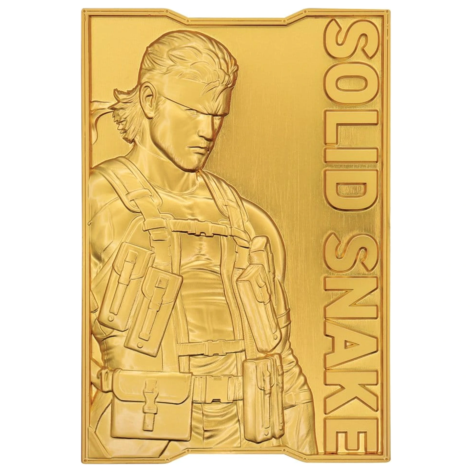 Metal Gear Solid 2 Ingot Snake 24k aranyozott Limitált kiadás  termékfotó