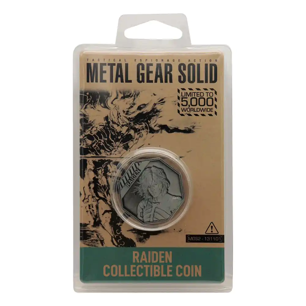 Metal Gear Solid 2 Collectable Coin Raiden Limited Edition termékfotó