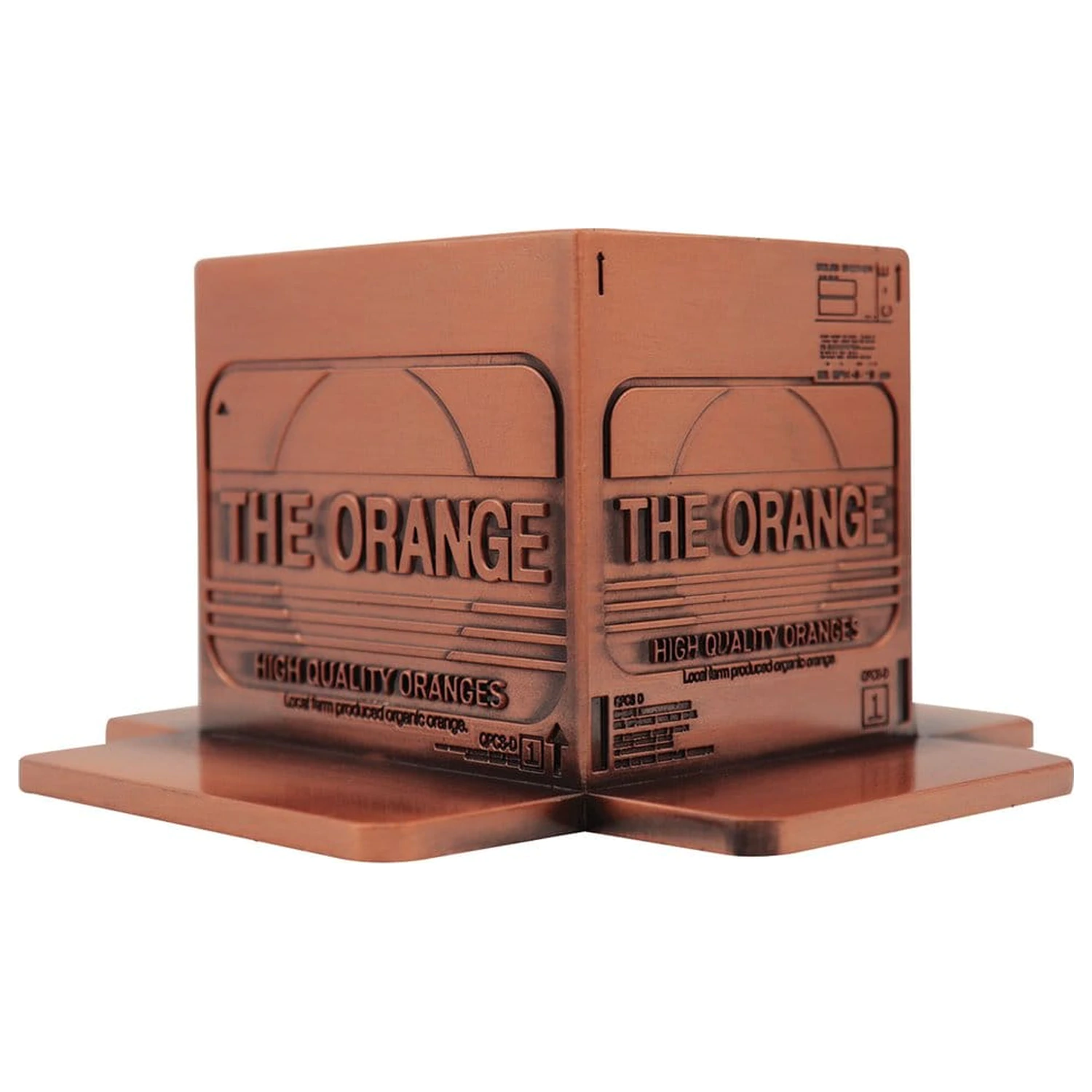 Metal Gear Solid 2 replika Cardboard Box Antique Gold  termékfotó