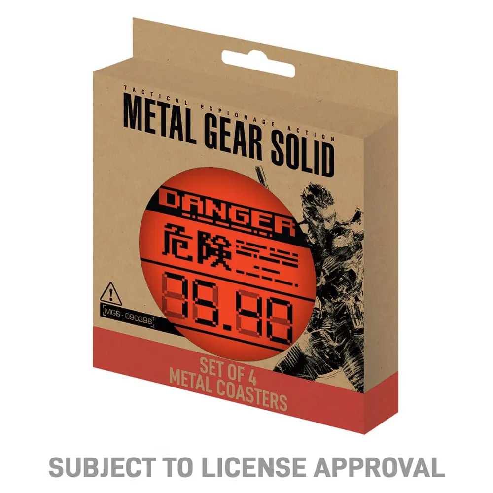 Metal Gear Solid 4 db-os poháralátét étkészlet termékfotó