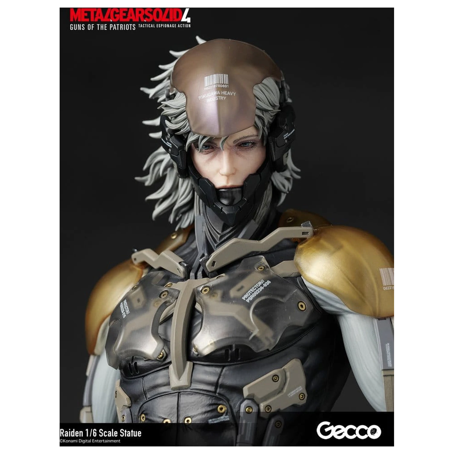 Metal Gear Solid 4 Guns of the Patriots 1/6 Raiden szobor figura 32 cm termékfotó