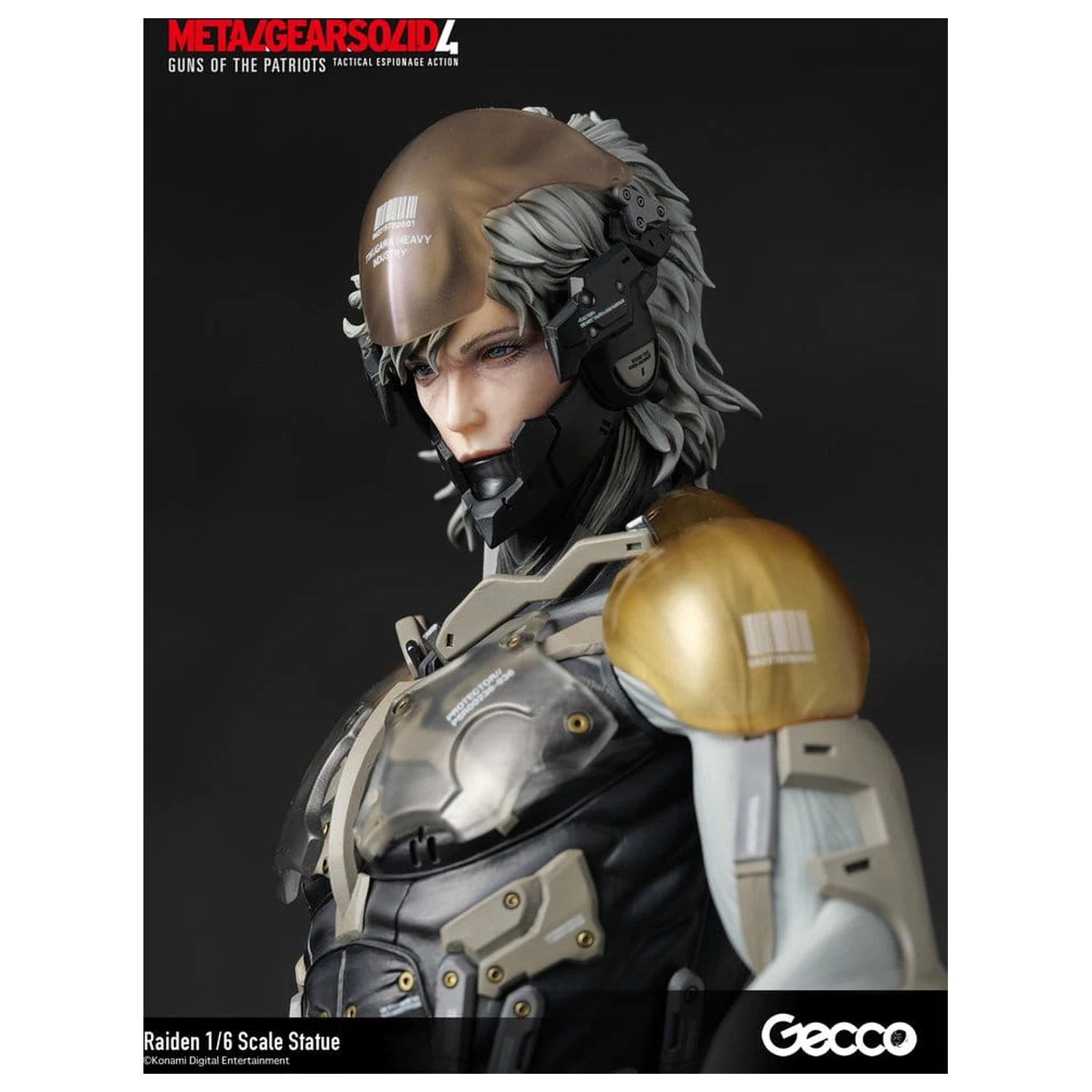 Metal Gear Solid 4 Guns of the Patriots 1/6 Raiden szobor figura 32 cm termékfotó