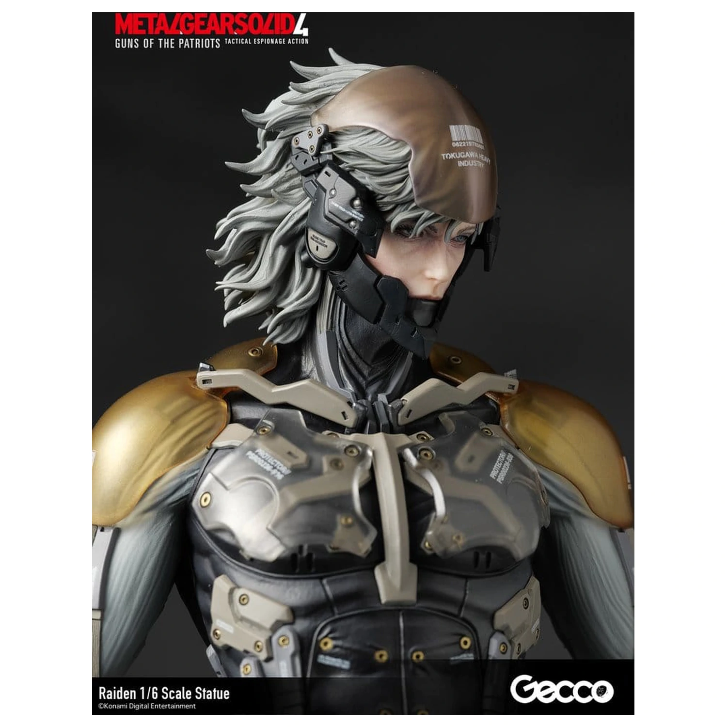 Metal Gear Solid 4 Guns of the Patriots 1/6 Raiden szobor figura 32 cm termékfotó