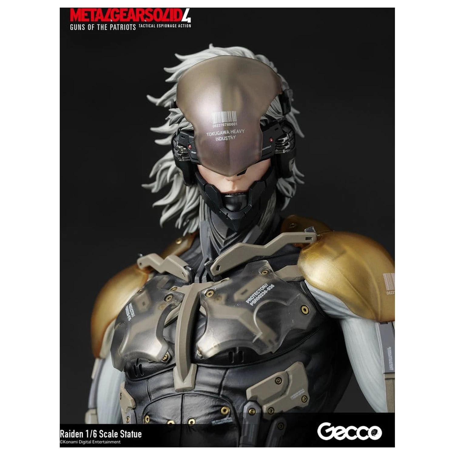 Metal Gear Solid 4 Guns of the Patriots 1/6 Raiden szobor figura 32 cm termékfotó
