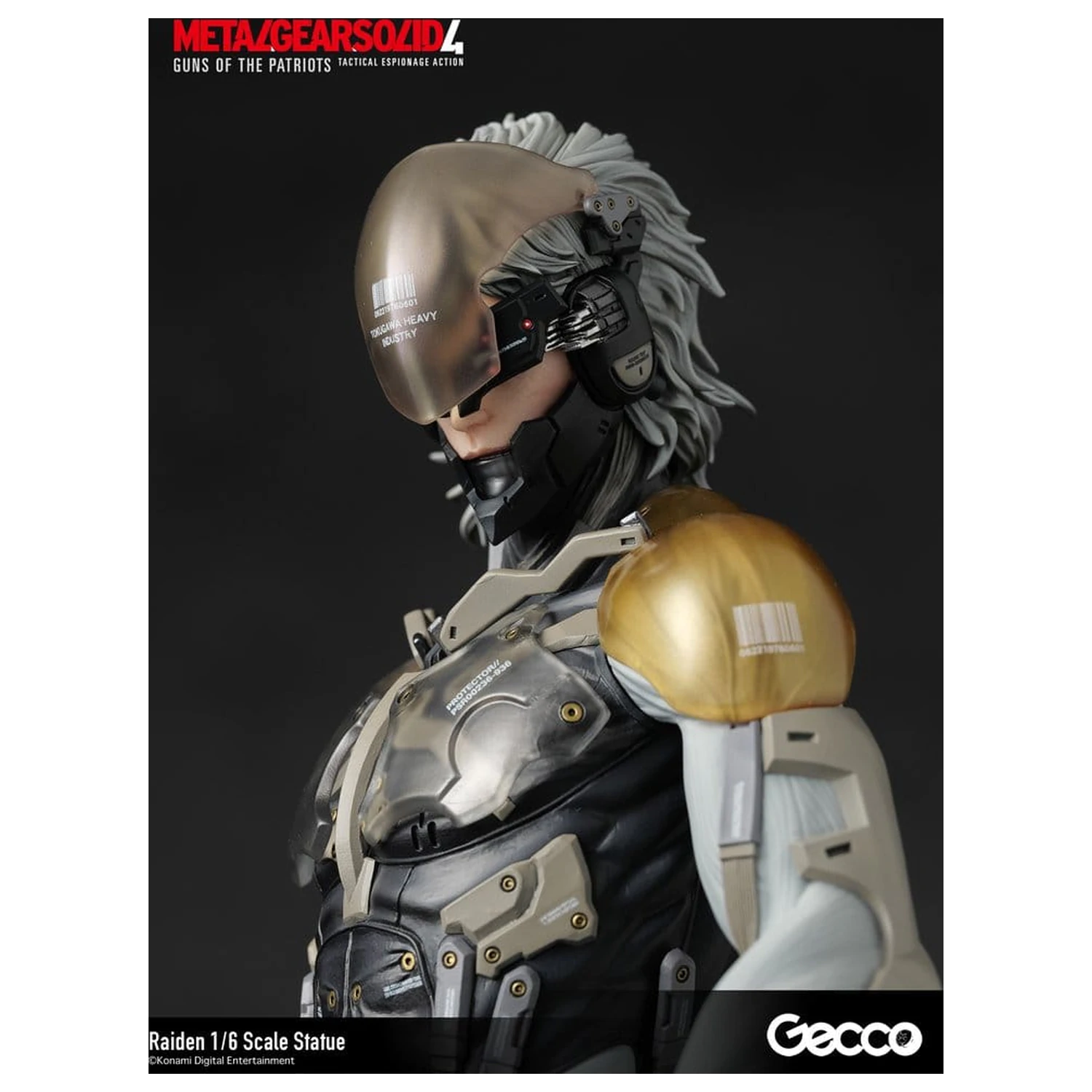 Metal Gear Solid 4 Guns of the Patriots 1/6 Raiden szobor figura 32 cm termékfotó