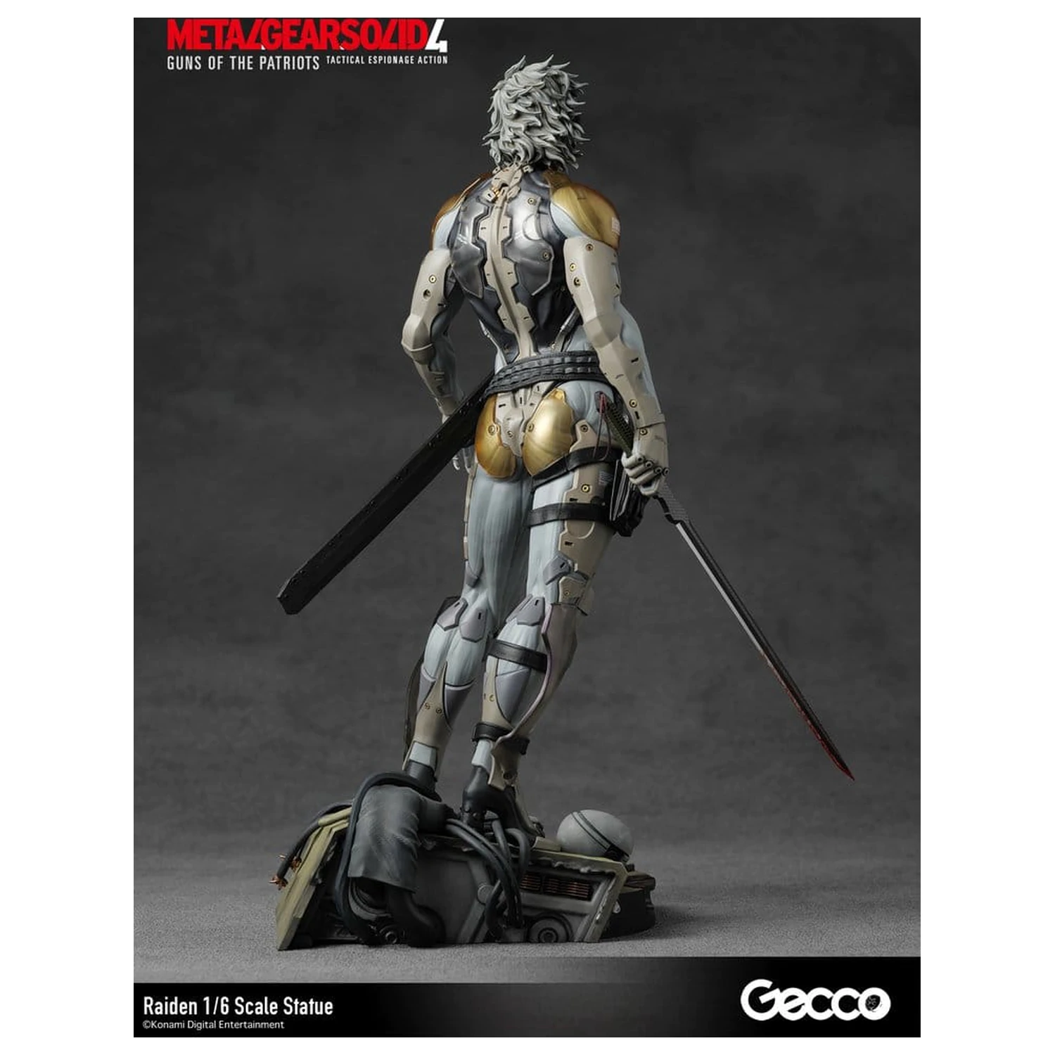 Metal Gear Solid 4 Guns of the Patriots 1/6 Raiden szobor figura 32 cm termékfotó