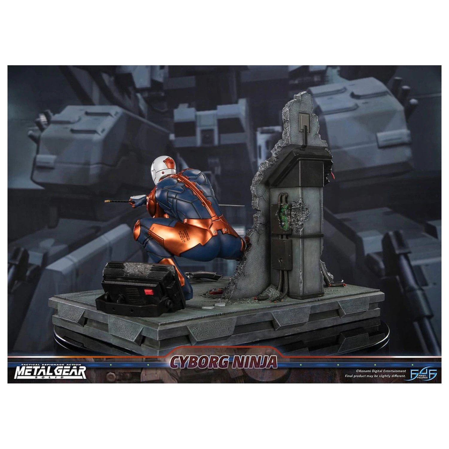 Metal Gear Solid Cyborg Ninja (Gray Fox) szobor figura 41 cm termékfotó