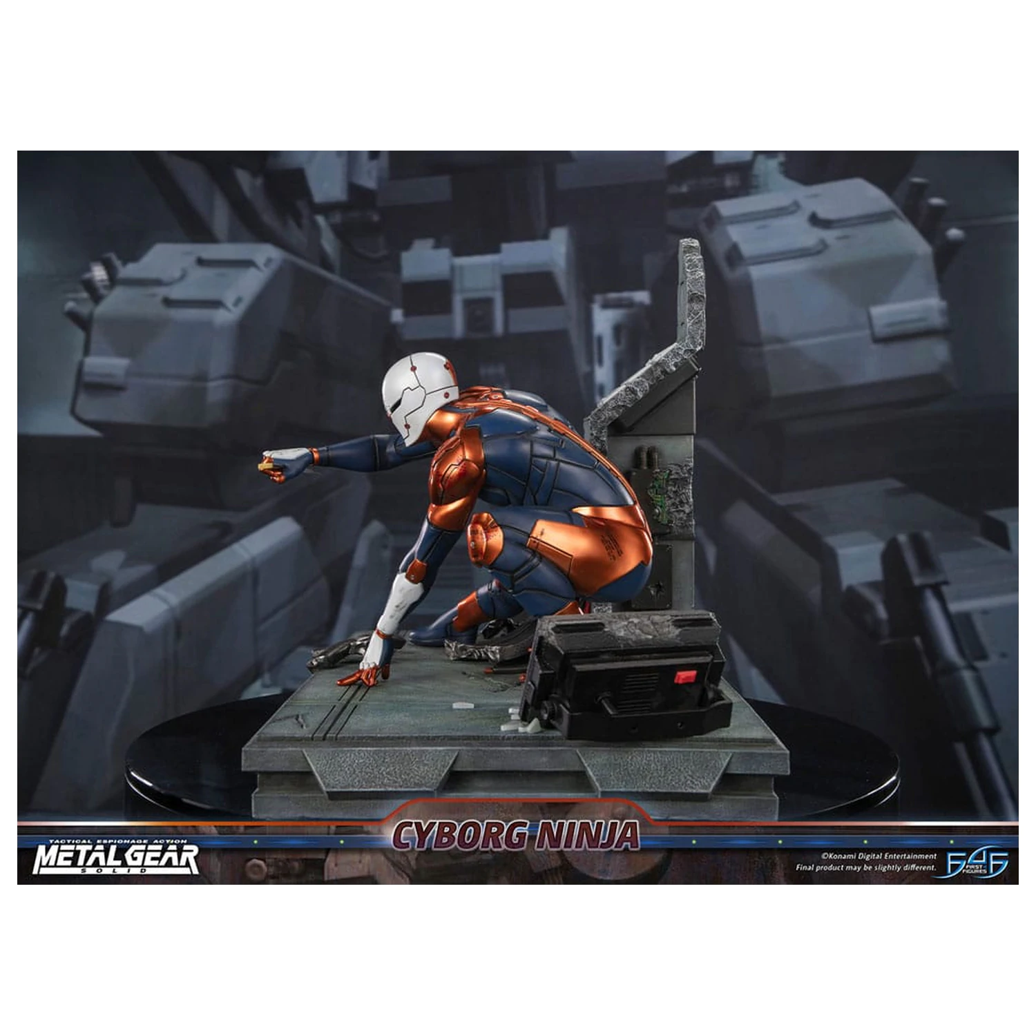 Metal Gear Solid Cyborg Ninja (Gray Fox) szobor figura 41 cm termékfotó