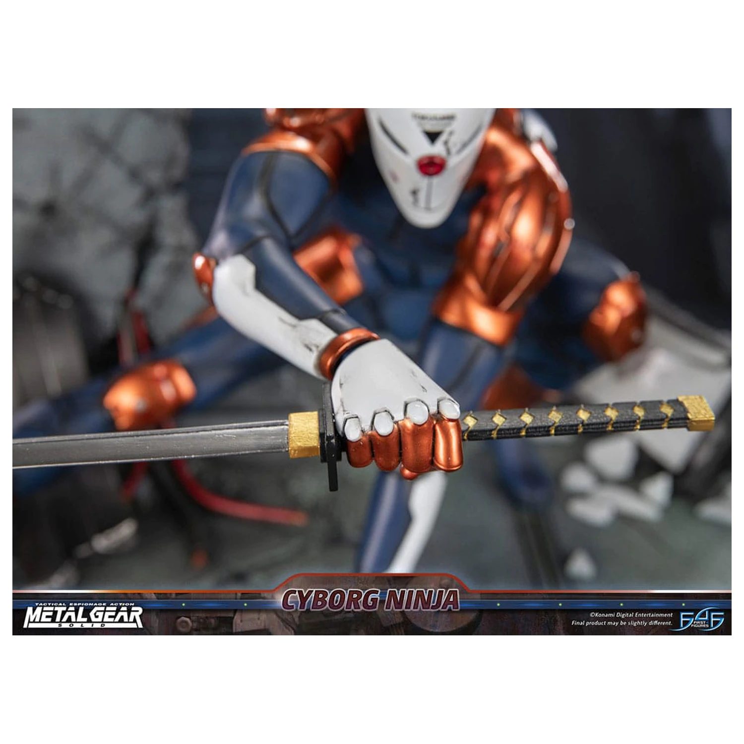 Metal Gear Solid Cyborg Ninja (Gray Fox) szobor figura 41 cm termékfotó