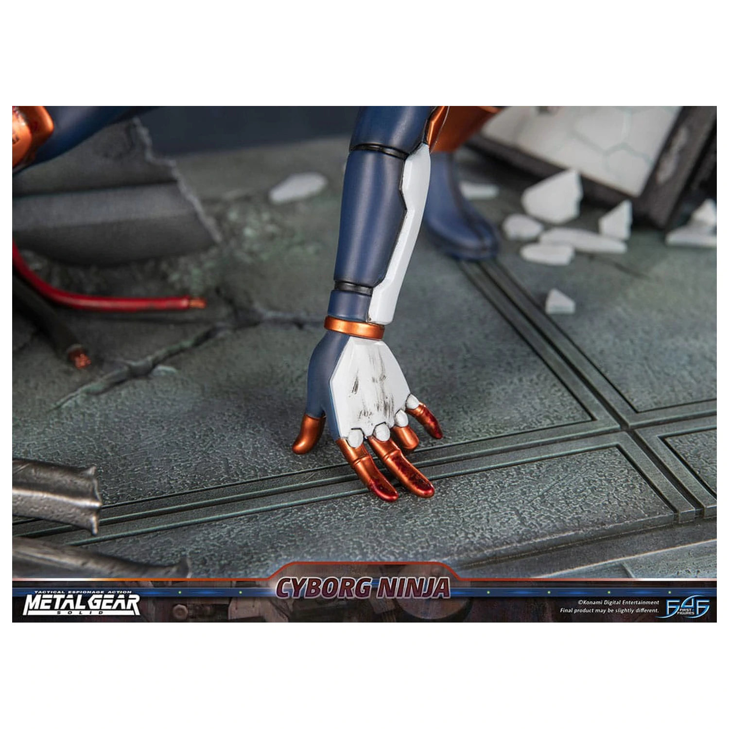 Metal Gear Solid Cyborg Ninja (Gray Fox) szobor figura 41 cm termékfotó