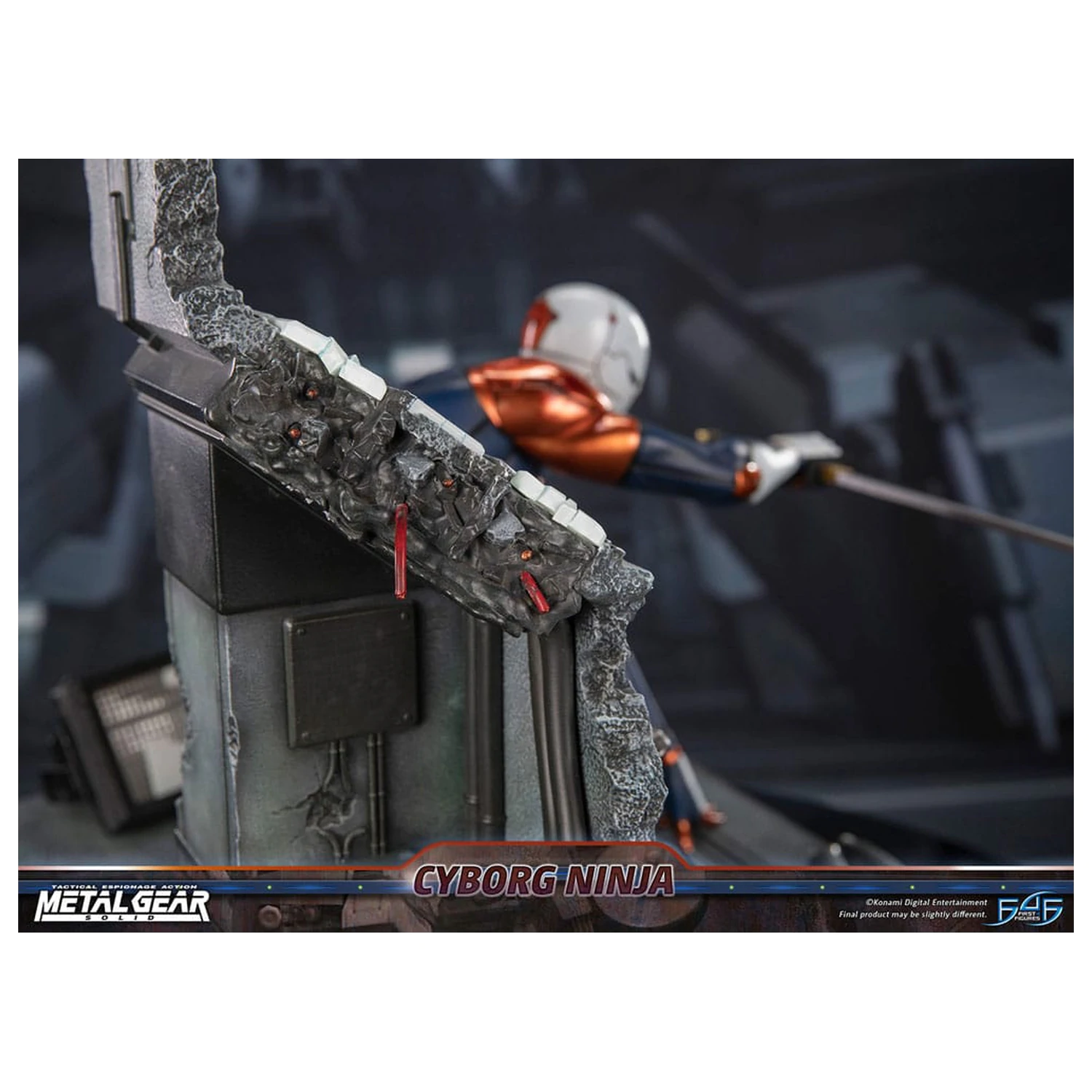 Metal Gear Solid Cyborg Ninja (Gray Fox) szobor figura 41 cm termékfotó