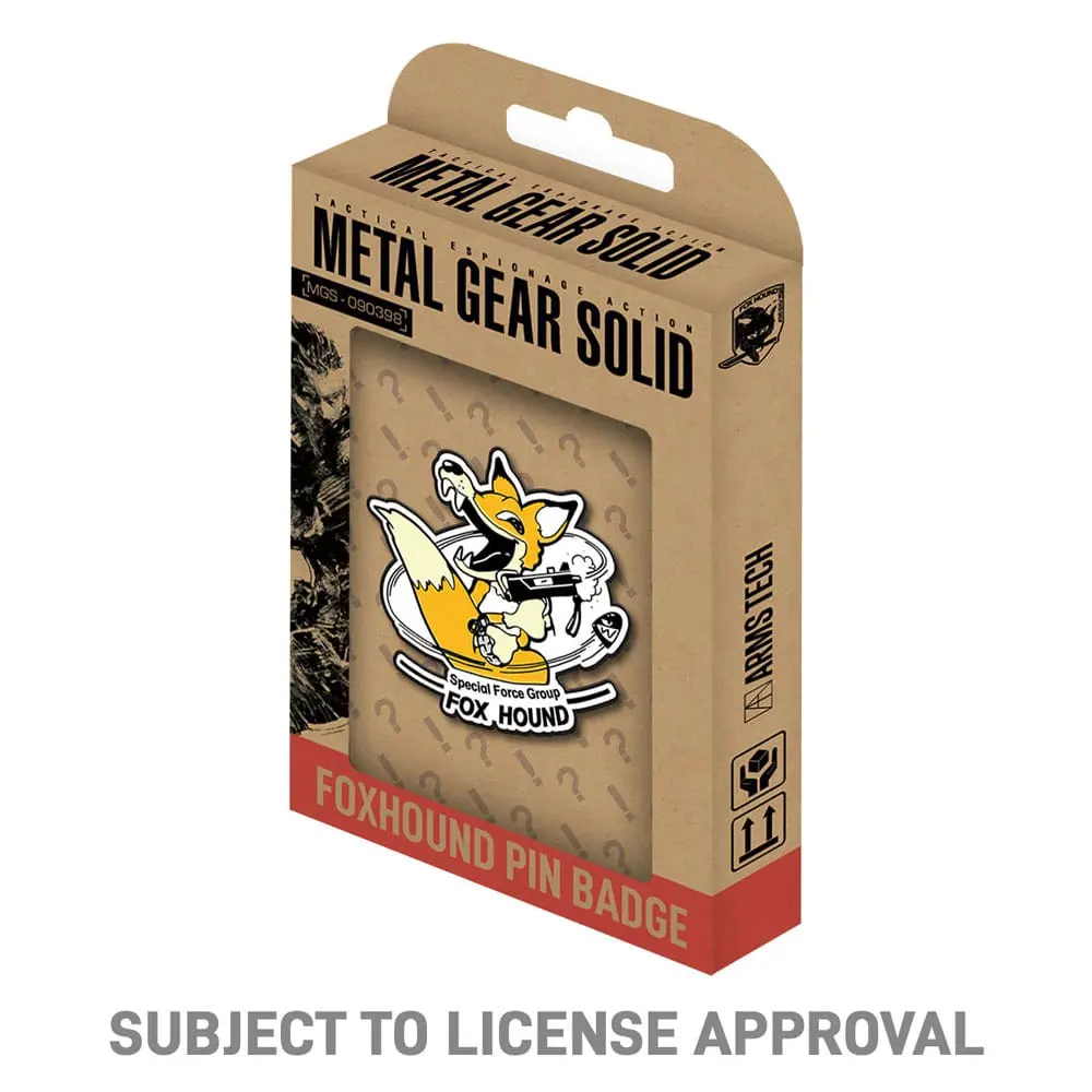 Metal Gear Solid Foxhound Limitált kiadás kitűző termékfotó