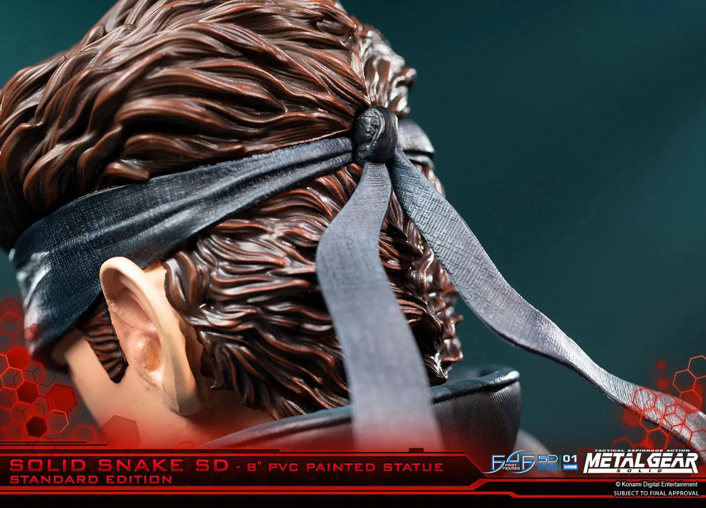 Metal Gear Solid Solid Snake SD PVC szobor figura 20 cm termékfotó