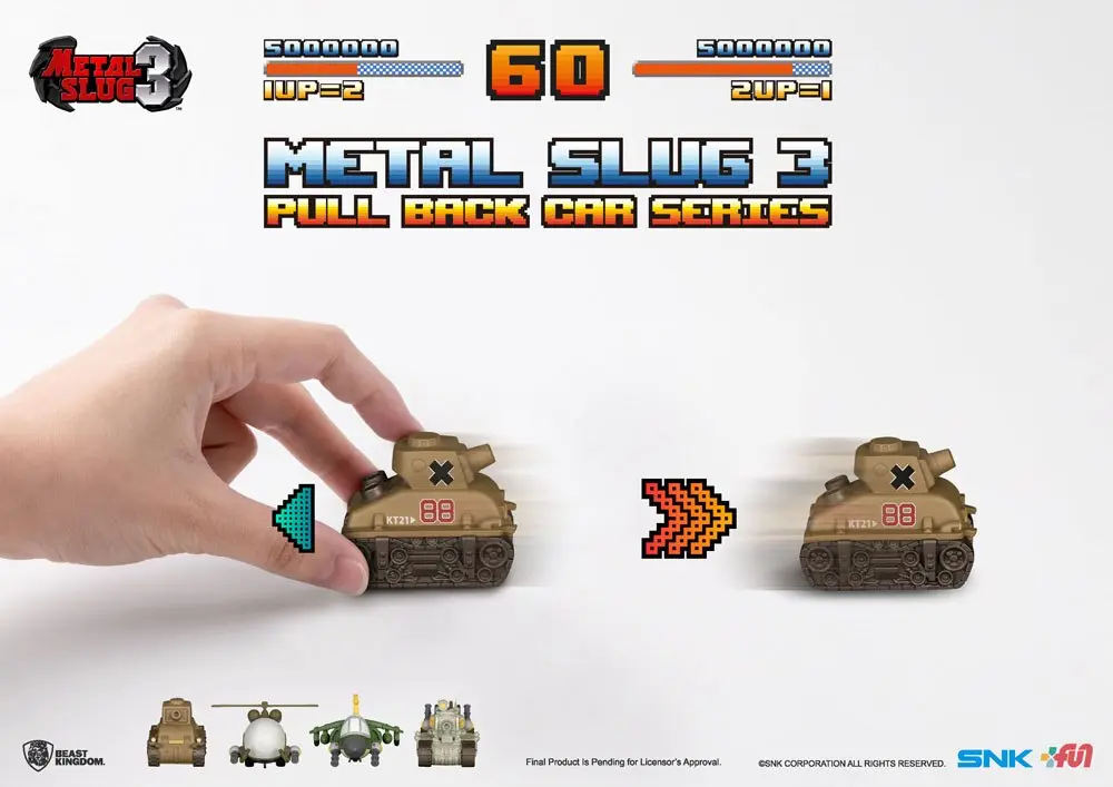 Metal Slug 3 Pull Back Car Series Pull Back Cars 4-Set termékfotó