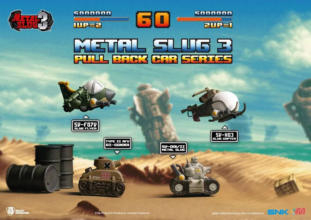 Metal Slug 3 Pull Back Car Series Pull Back Cars 4-Set termékfotó