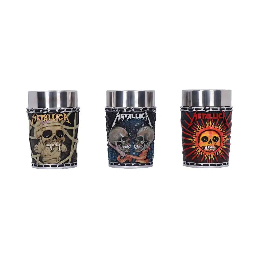 Metallica Shot Glasses Pushead Art 3-Pack termékfotó