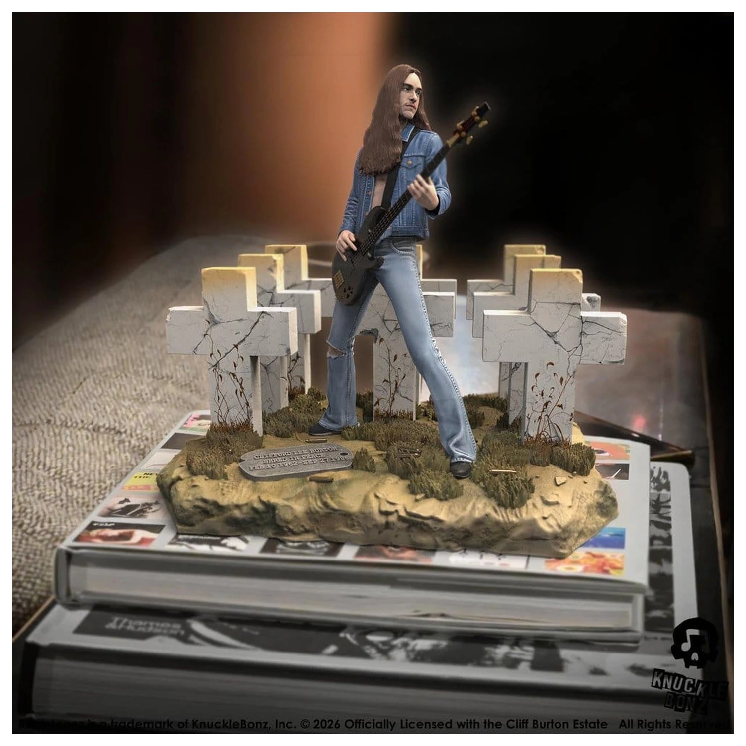 Metallica Rock Iconz figura Cliff Burton III 21 cm termékfotó