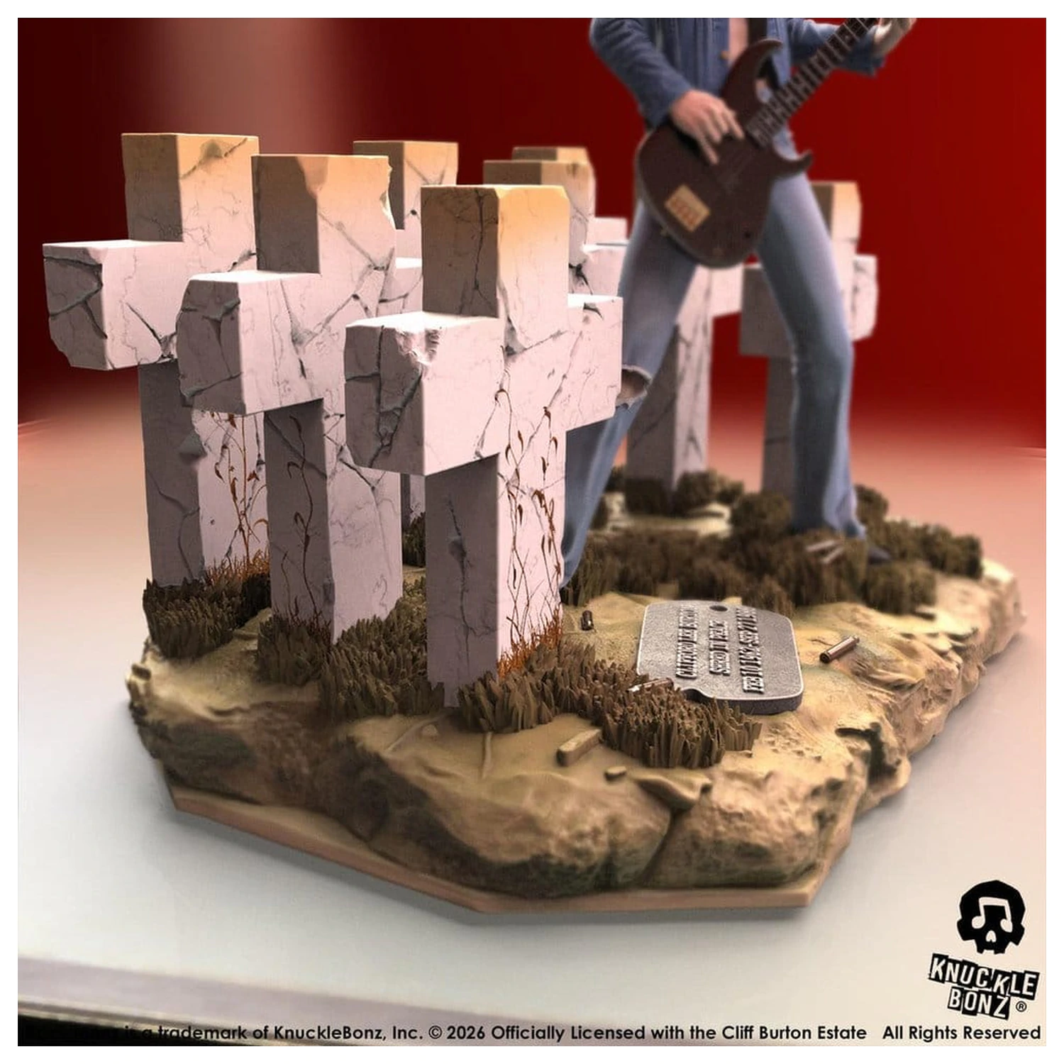 Metallica Rock Iconz figura Cliff Burton III 21 cm termékfotó