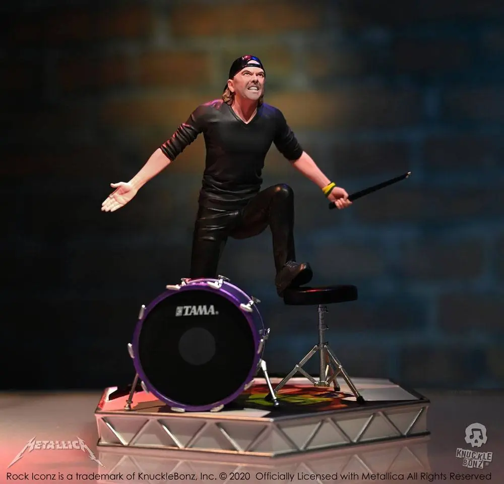 Metallica Rock Iconz Lars Ulrich Limitált kiadás szobor figura 22 cm termékfotó