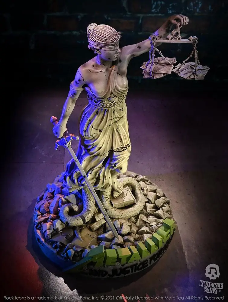 Metallica Rock Ikonz On Tour  Lady Justice szobor figura termékfotó