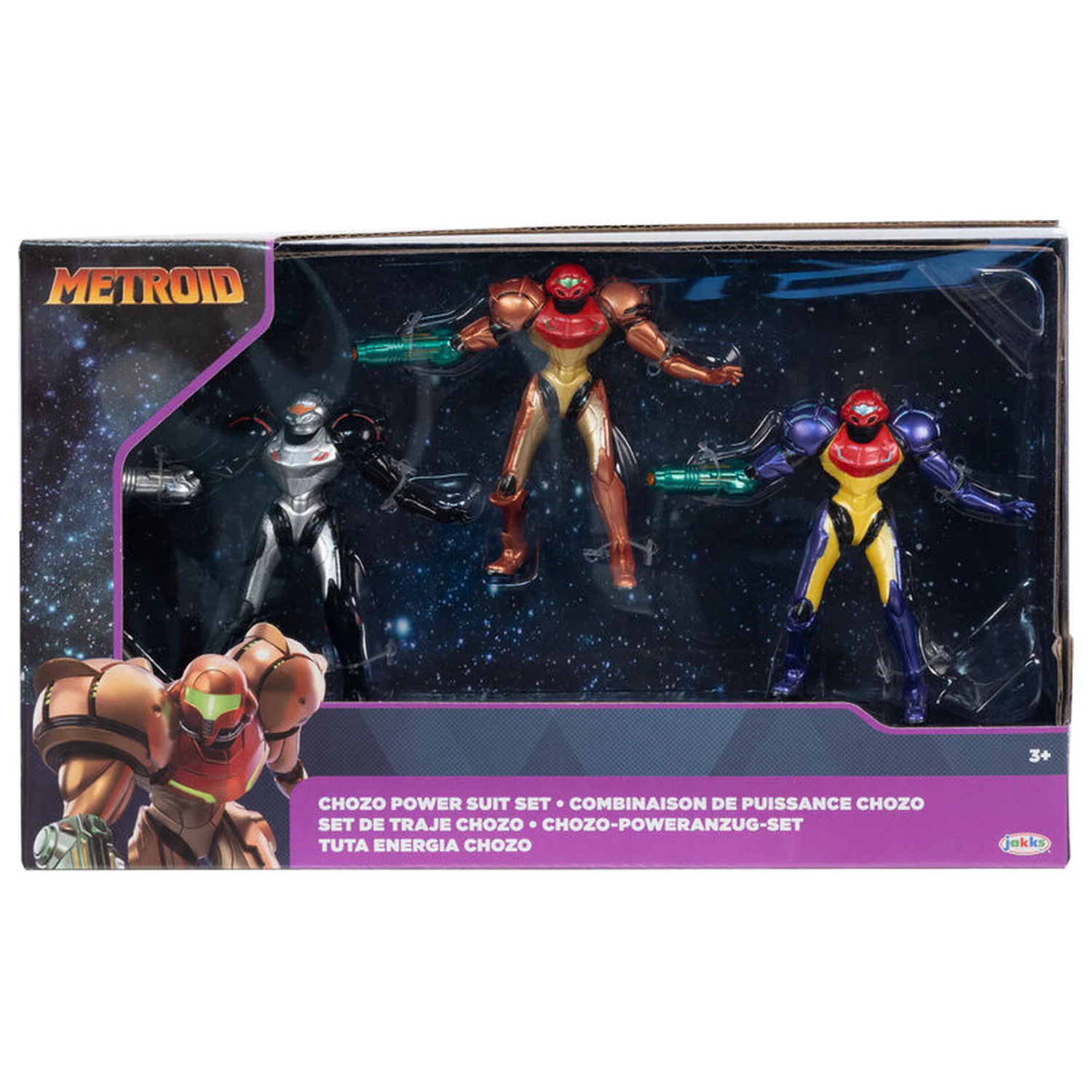 Metroid 3db-os figura csomag 6cm termékfotó