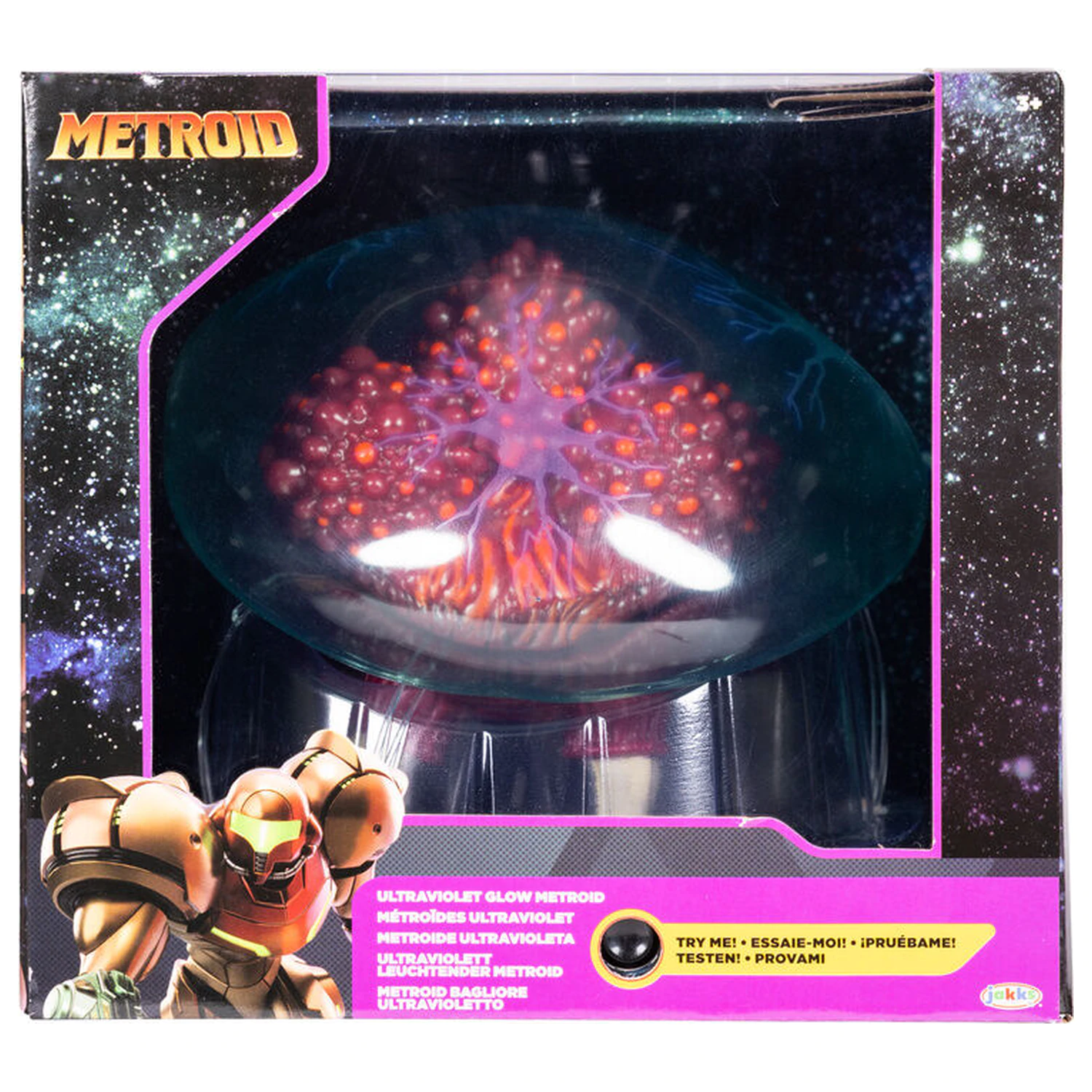 Metroid - Metroid Prime Ultraviolet Glow figura 15cm termékfotó