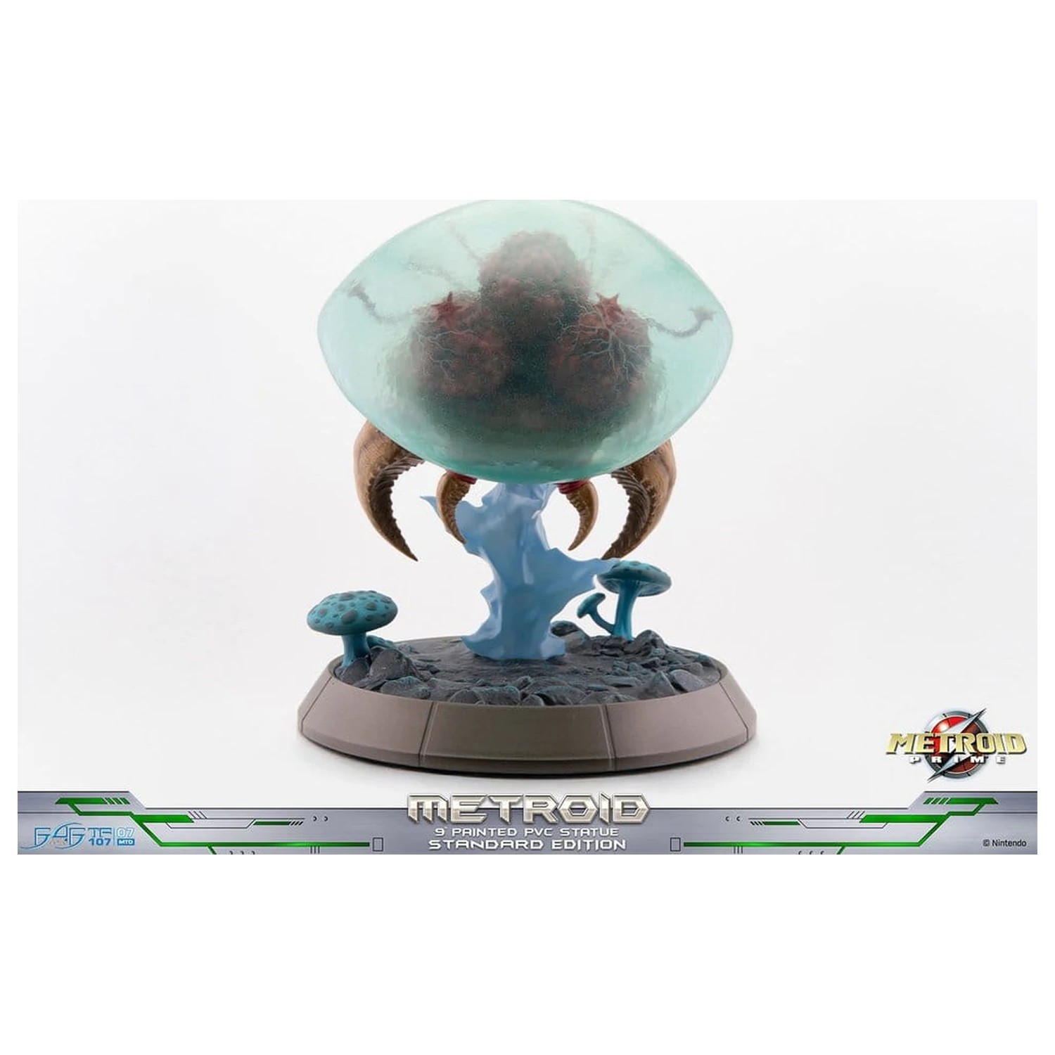 Metroid Prime PVC figura Metroid (Standard) (Glow in the Dark) 21 cm termékfotó