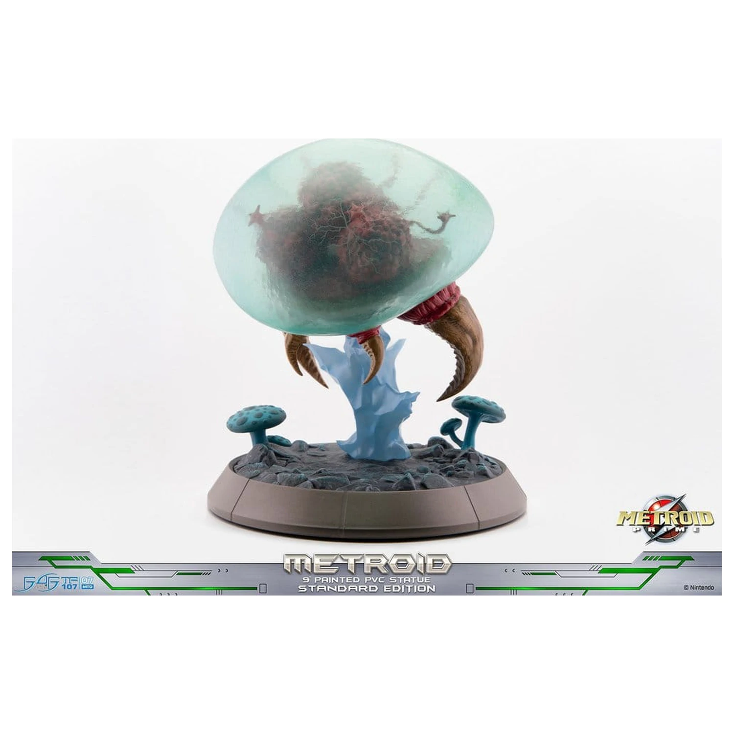 Metroid Prime PVC figura Metroid (Standard) (Glow in the Dark) 21 cm termékfotó