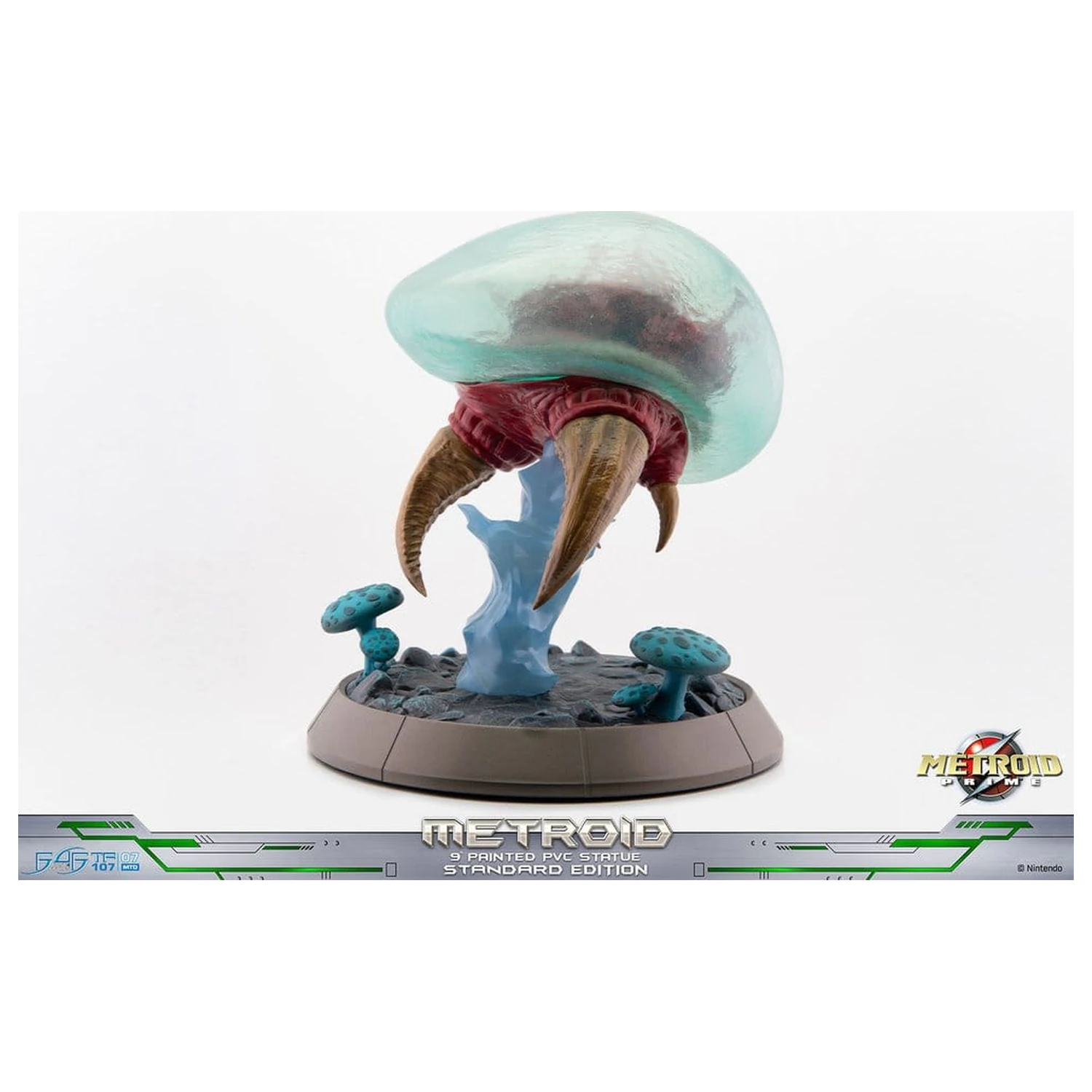Metroid Prime PVC figura Metroid (Standard) (Glow in the Dark) 21 cm termékfotó