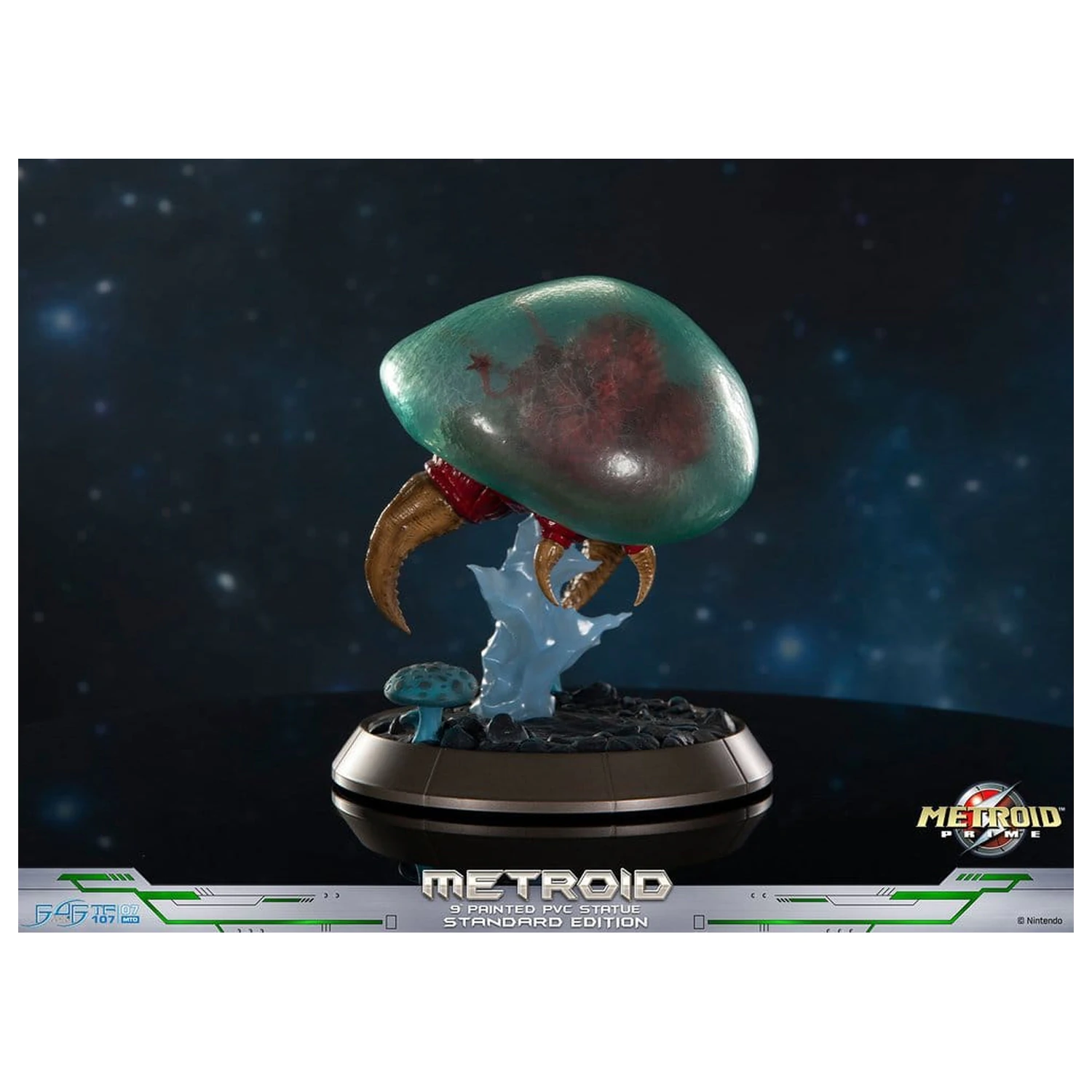 Metroid Prime PVC figura Metroid (Standard) (Glow in the Dark) 21 cm termékfotó