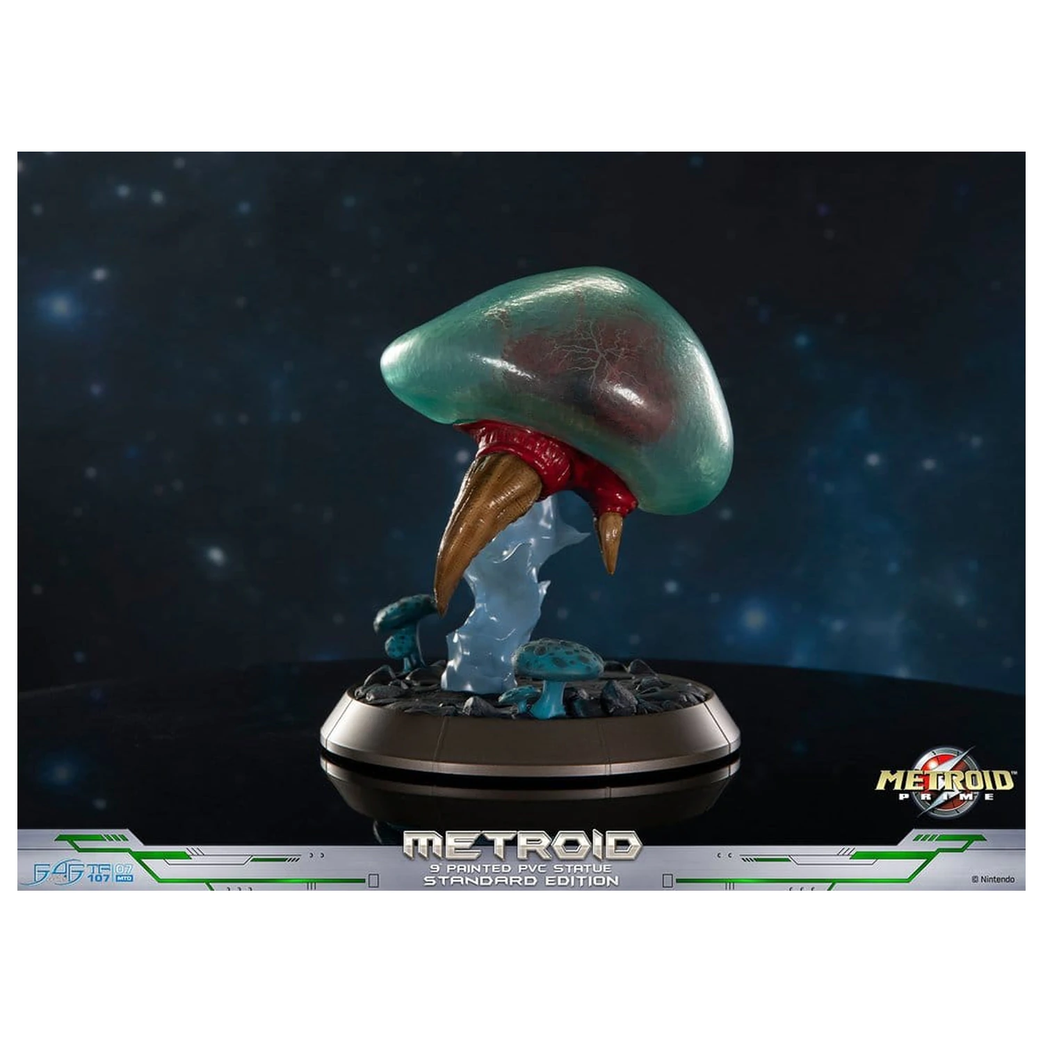 Metroid Prime PVC figura Metroid (Standard) (Glow in the Dark) 21 cm termékfotó